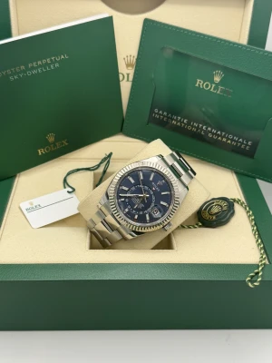 Rolex Skydweller 42mm 326934, blue dial, stainless steel oyster bracelet, 2020