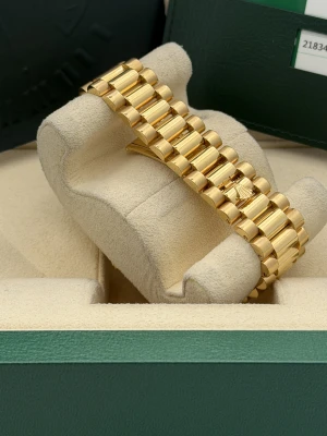 Rolex Day-Date II 41mm Yellow Gold President Bracelet 218348RBR 2014