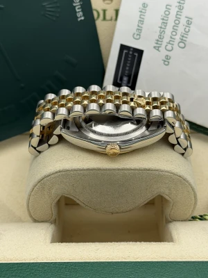 Rolex Datejust 36mm champagne baton dial, bi metal jubilee bracelet 116233 2005