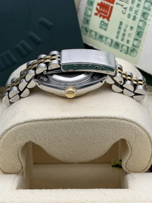 Rolex Datejust 26mm 69173 bi metal champagne diamond dot dial jubilee 1991