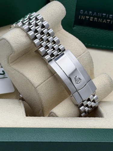 Rolex Datejust 41mm, 126334 Wimbledon dial, fluted, jubilee bracelet 2023