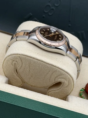 Rolex Datejust 26mm 179171 Black Roman Dial bi metal Oyster Bracelet 2006