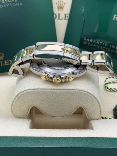 Rolex Daytona 40mm, , 116503 yellow gold bi metal black baton dial, oyster bracelet, 2023