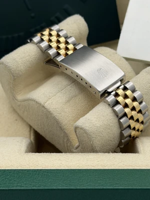 Rolex Datejust 36mm 16233 green vignale dial bi metal jubilee, fluted bezel 1996