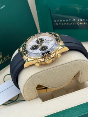 Rolex Daytona 126518LN yellow gold oysterflex meteorite dial 2025 unworn 983 SOR