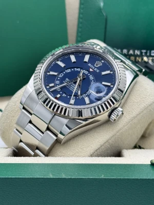 Rolex Sky-Dweller 42mm blue dial oyster bracelet 326934 2020