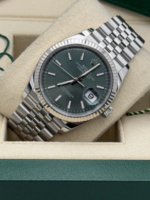 Rolex Datejust 36mm 126234 mint green dial, fluted bezel, jubilee bracelet 2024
