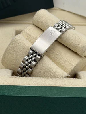 Rolex Datejust 26mm 69174 pink dia dot dial fluted bezel jubilee bracelet 1999