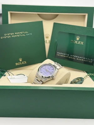 Rolex Oyster Perpetual 31mm Lavender Dial Oyster Bracelet 2026 Unworn