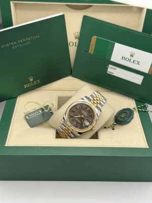 Rolex Datejust 36mm Brown Concentric Dial, Jubilee Bracelet 116233 2017