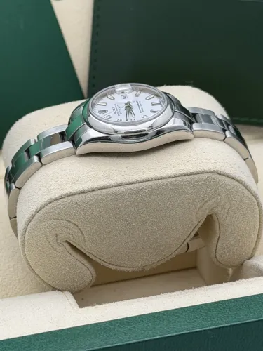 Rolex Datejust 26mm, 179160, white baton, smooth bezel, oyster, 2011