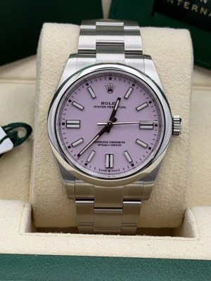 Rolex Oyster Perpetual 41mm 134000 Candy Pink oyster bracelet 2026 unworn