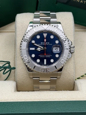 Rolex Yacht-Master 40mm blue dial platinum bezel 126622 2023