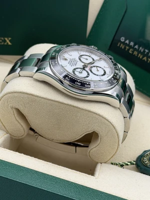 Rolex Daytona 40mm 126500LN white dial Panda oyster bracelet 2025 unworn