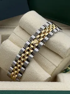 Rolex Datejust 26mm cream jubilee arabic dial bi metal 179173 2008