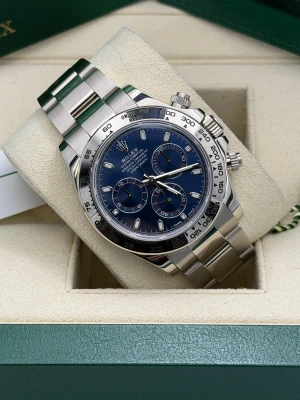 Rolex Daytona 40mm 116509 white gold blue dial 2022