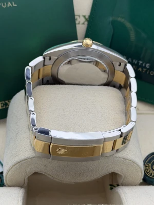 Rolex Datejust 41 bi metal oyster bracelet Wimbledon dial 126333 2021