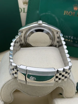 Rolex Datejust 36mm 123234 silver baton dial, jubilee, fluted bezel 2024