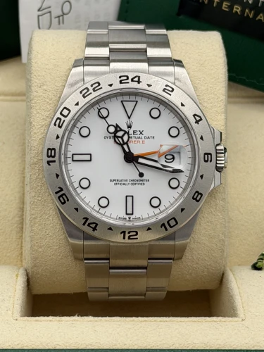 Rolex Explorer 2 42mm 226570 polar white dial, oyster, 2023