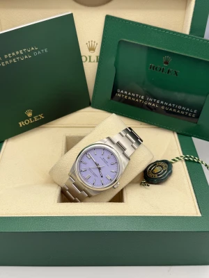 Rolex Oyster Perpetual 36mm 126000 lavender dial 2025 unworn