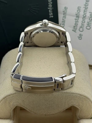 Rolex Datejust 26mm pink roman dial white gold fluted bezel 179174 (2005)