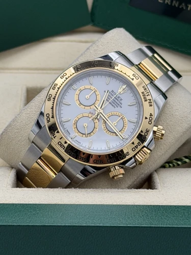 Rolex Daytona 126503 white dial, bi metal, oyster bracelet 2024