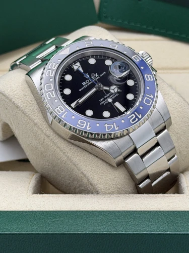 Rolex GMT master 2 40mm 126710BLNR, Batman, oyster bracelet, 2021