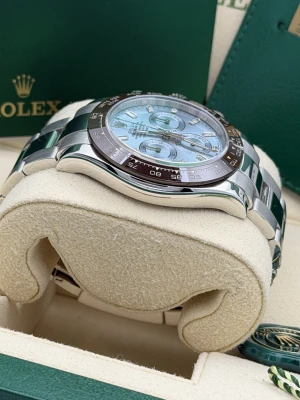 Rolex Daytona 40mm, 116506 platinum baguette dial, platinum oyster bracelet, 2019