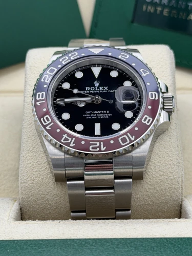 Rolex GMT Master 2 40mm 126710BLRO, Pepsi, oyster bracelet, 2022