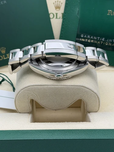 Rolex Sky-Dweller 42mm, 336934 mint green dial, oyster bracelet, 2026 unworn