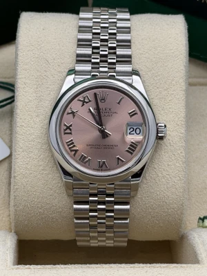 Rolex Datejust 31mm 278240 pink roman dial, jubilee bracelet, smooth bezel 2020