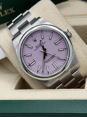 Rolex Oyster Perpetual 41mm 134000 Candy Pink oyster bracelet 2026 unworn