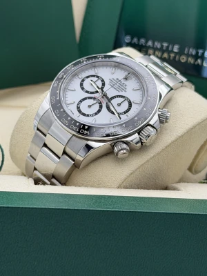 Rolex Daytona 40mm 126500LN white dial Panda oyster bracelet 2025 unworn