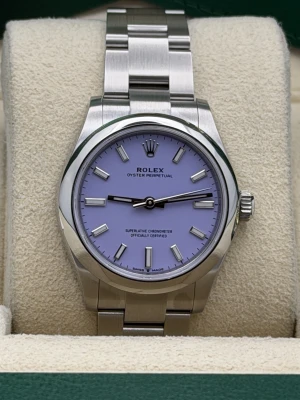 Rolex Oyster Perpetual 31mm Lavender Dial Oyster Bracelet 2026 Unworn