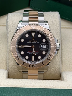 Rolex Yachtmaster 40mm 126621 charcoal dia bi metal oyster bracelet 2022