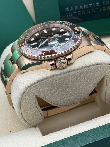 Rolex GMT Master 2 40mm 126715CHNR everose gold Rootbeer, oyster bracelet, 2022