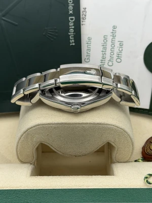 Rolex Datejust 36mm silver roman dial fluted bezel oyster bracelet 116234 2006