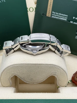 Rolex Oyster Perpetual 26mm Pink Baton Dial Oyster Bracelet 176200 2013