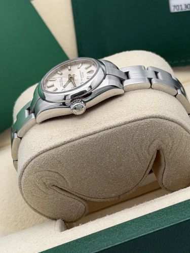 Rolex Oyster Perpetual 26mm 176200 silver dial s/steel oyster bracelet 2016