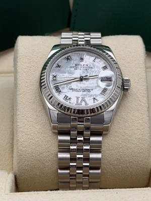Rolex Datejust 31mm 178274 Mother of Pearl dial, fluted, jubilee bracelet, 2016