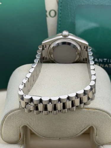 Rolex Datejust 26mm 179179 white gold,MOP dial, fluted, president bracelet 2022