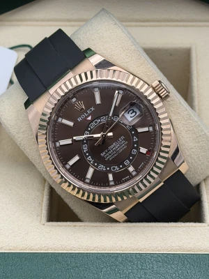 Rolex Sky-Dweller 42mm 326235 everose gold, chocolate dial, oysterflex bracelet 2021