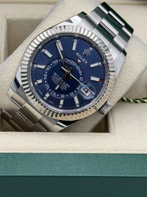 Rolex Skydweller 42mm blue dial stainless steel oyster bracelet 326934 2020