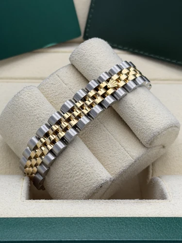 Rolex Datejust 26mm 179173 bi metal, champagne baton dial, fluted, jubilee, 2008