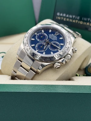 Rolex Daytona 40mm 116509 white gold blue dial 2022