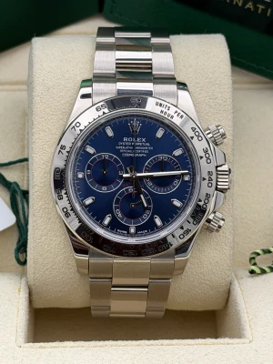 Rolex Daytona 40mm 116509 white gold blue dial 2022