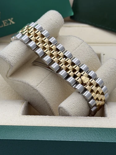 Rolex Datejust 36mm,36 116233, bi metal champ jubilee diamond dot dial, fluted, jubilee, 2010