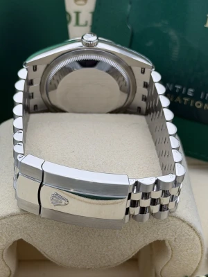 Rolex Datejust 36mm 126234 mint green dial, fluted bezel, jubilee bracelet 2024