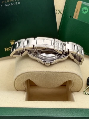 Rolex Yachtmaster 35mm 168622 platinum bezel and dial, oyster bracelet 2019