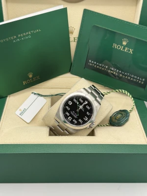 Rolex Air-King 40mm Stainless Steel Oyster Bracelet Smooth Bezel 126900 2022